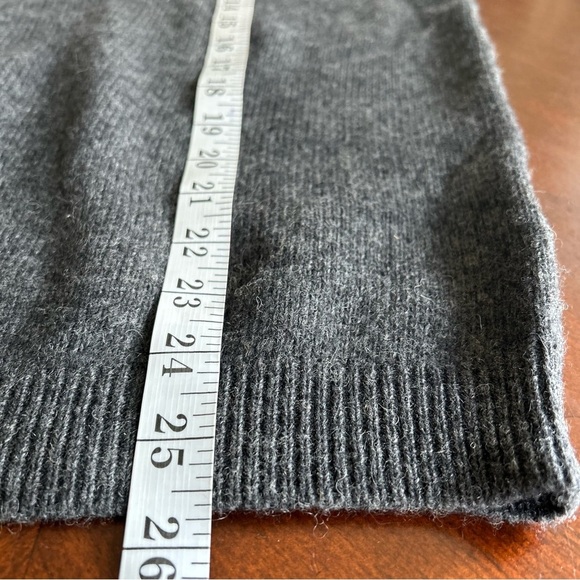 ASOS | Men's Charcoal Rollneck Lambswool Sweater - Picture 8 of 10